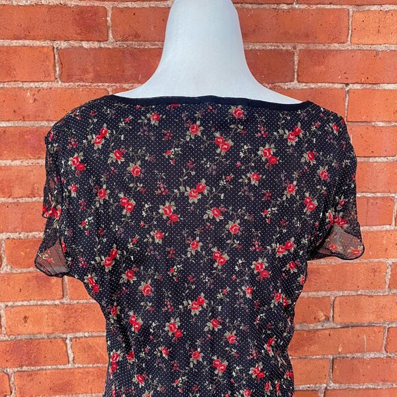 grungey floral midi dress - Picture 11 of 13